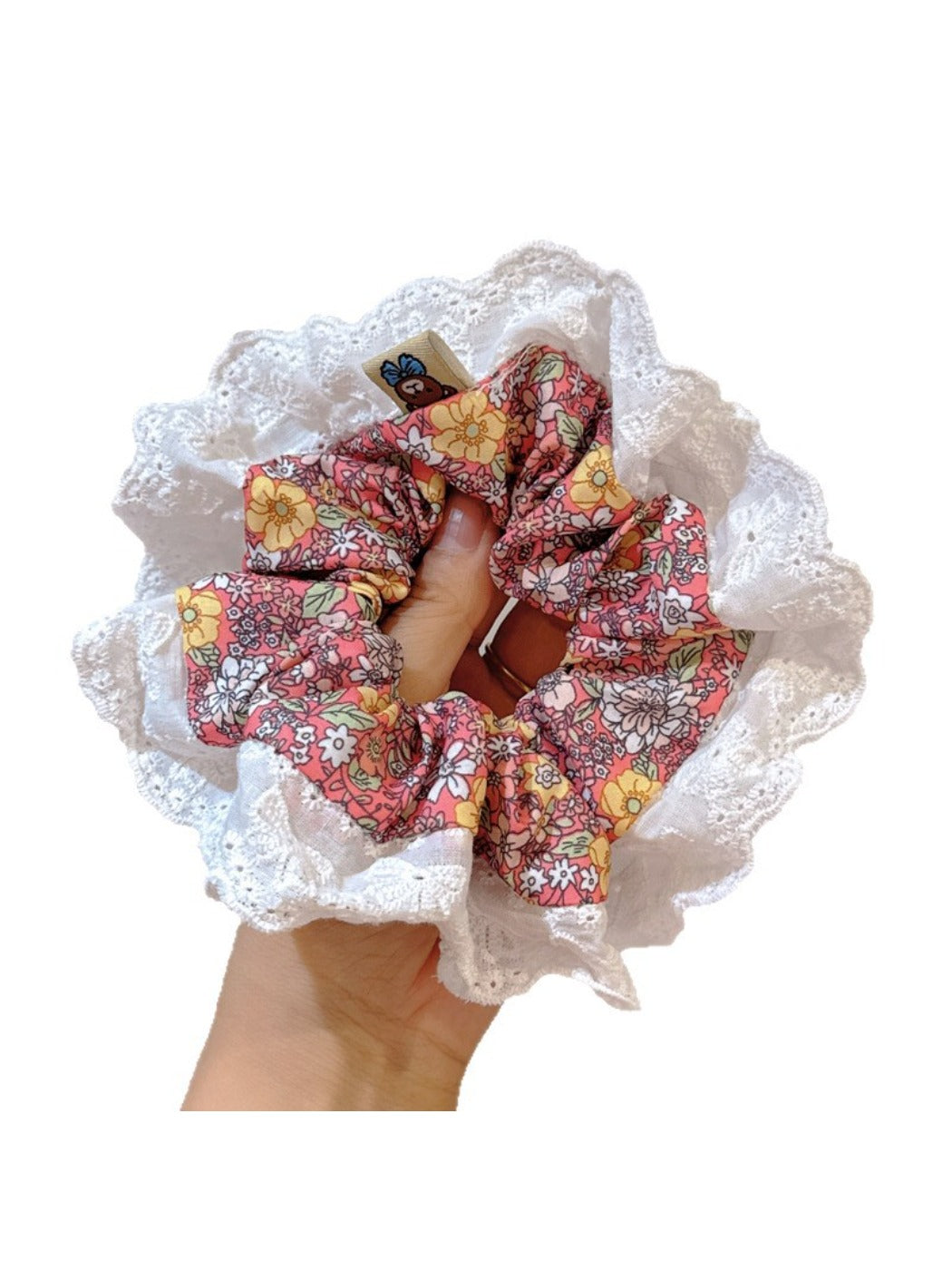 Gifty - Pastel Printed Scrunchie Dopamine