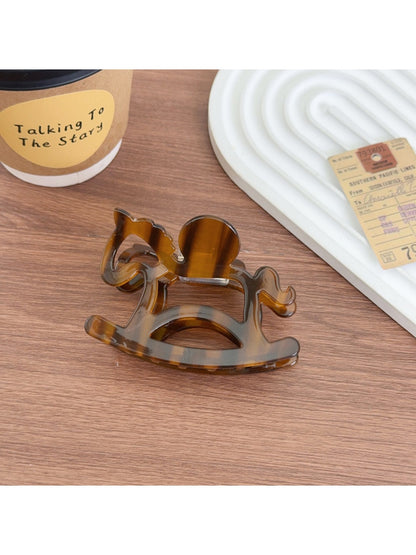 Beau - Vintage Pony Shaped Claw Clip