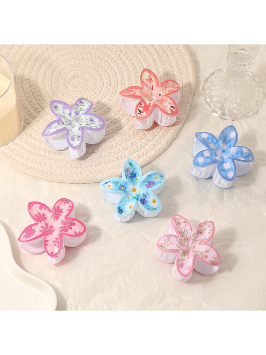 Beau - Elegant Flower Shaped Claw Clip