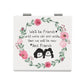 Mirroray - Floral Wreath Foldable Compact Makeup Mirror