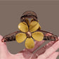 Beau - Flower Petal PVC Alloy Decorative Claw Clip
