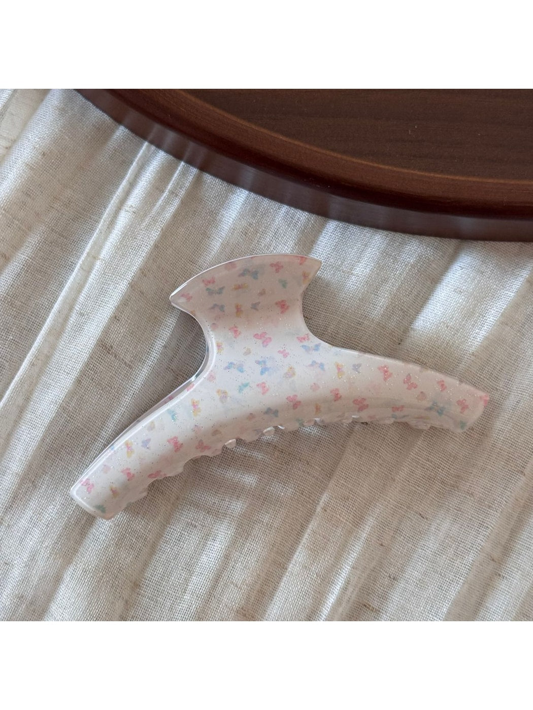 Beau - Acrylic Butterfly Print Patterned Hair Claw Clip