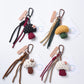 Keypus - Floral Patterns Colorful Mushroom Keychain