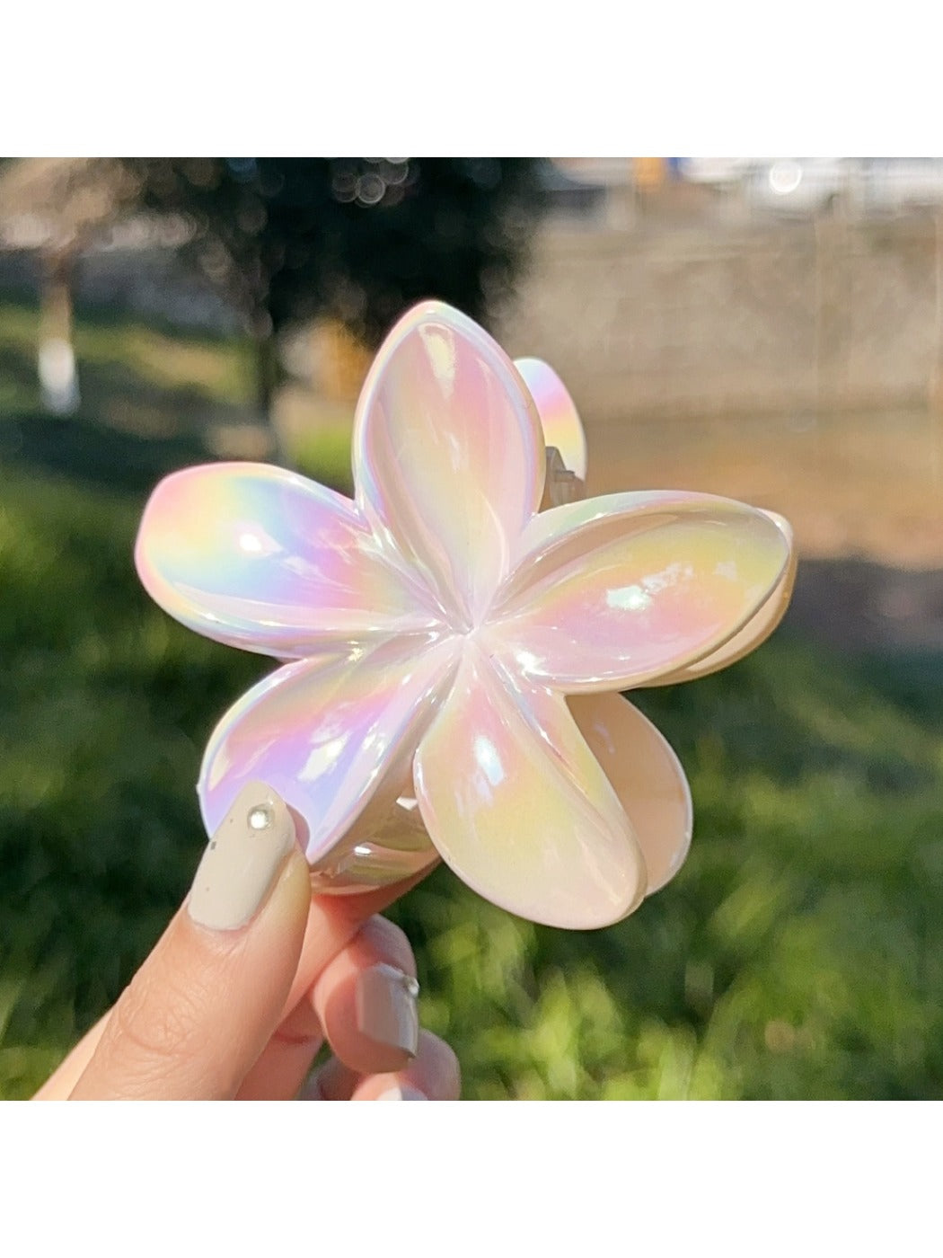 Beau - Ombre Floral Claw Clip
