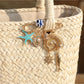 Brovia - Ocean Theme Starfish Charm Alloy Brooch