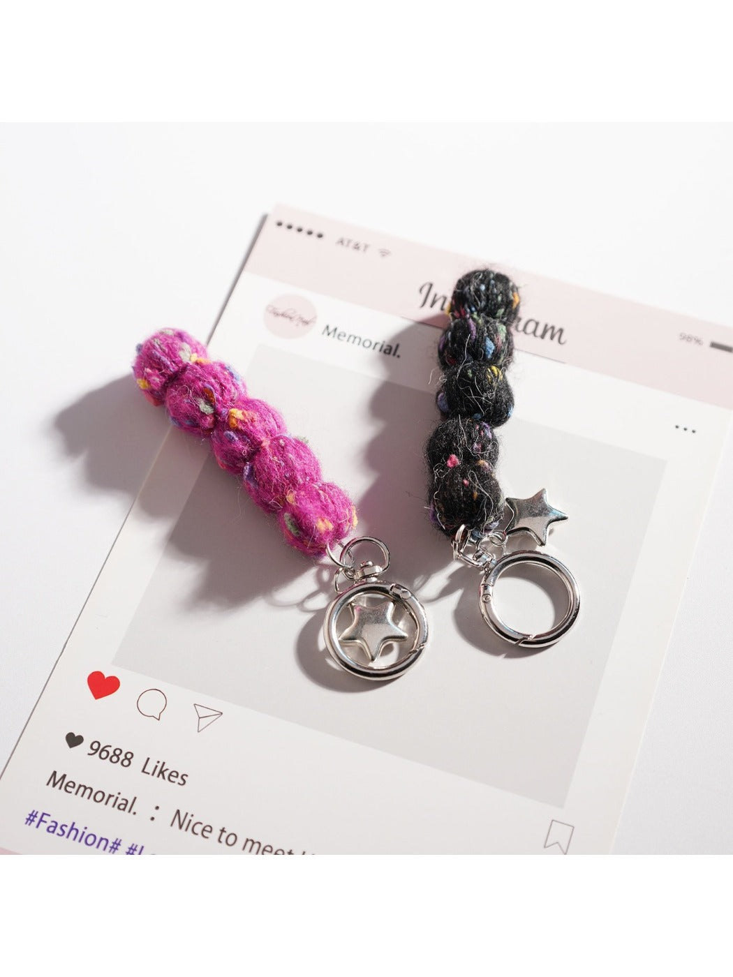 Keypus - Colorful Beaded Charm Keychains
