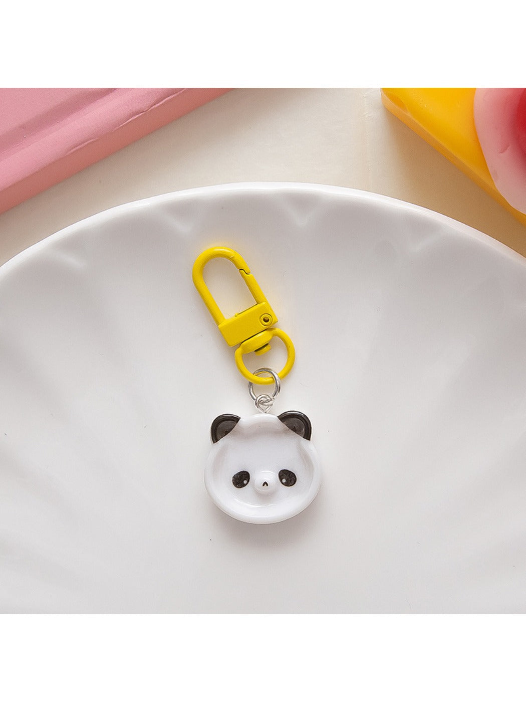 Keypus - Cute Breakfast Plate Pendant Keychain