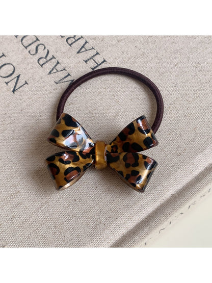 Gifty - Retro Leopard Print Hair Tie