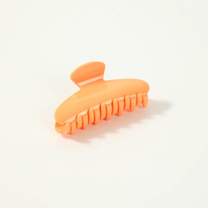 Beau - Solid Color Square Tip Claw Clip