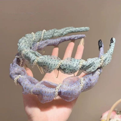 Gifty - Retro Twisted Mesh Detail Fashion Headband