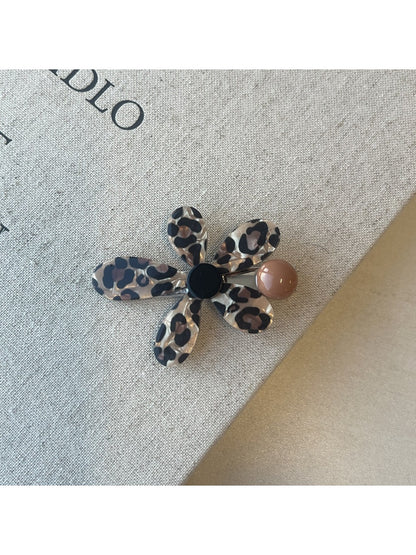 Beau - Stylish Leopard Print Hair Clip
