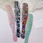 Side view of Camerow long handle hair comb highlighting ergonomic handle design