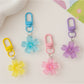 Keypus - Cute Solid Color Cherry Blossom Keychain