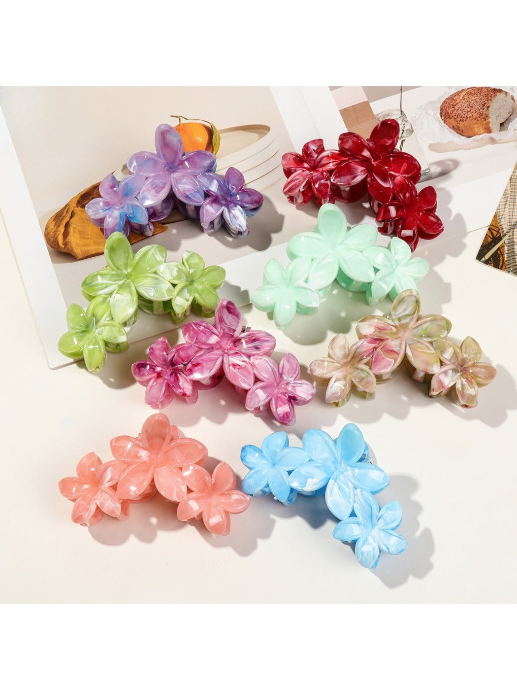 Beau - Frangipani Flower Hair Clip