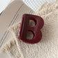 Beau - Minimalist B Shaped Hair Claw Clip