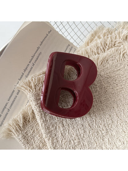 Beau - Minimalist B Shaped Hair Claw Clip