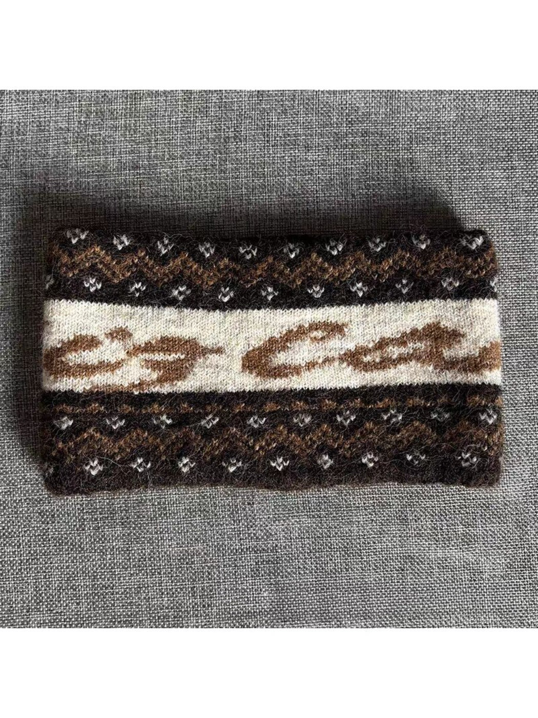 Gifty - Warm Double Layer Knit Jacquard Headband