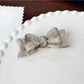 Beau Acetate Bow Hair Clip showing bow detail
