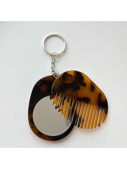 Keypus - Multi Functional Mirror Comb Keychain