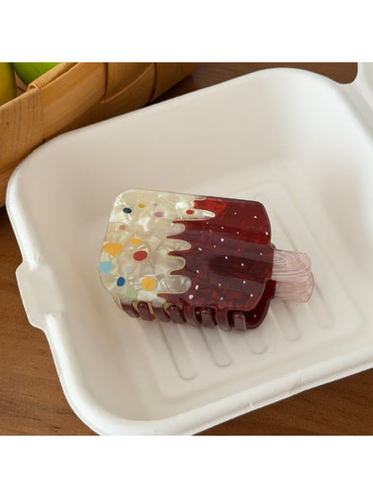 Beau - Cartoon Popsicle Fruit Acrylic Claw Clip