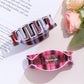 Beau - Blue Brown Stripes Claw Clip