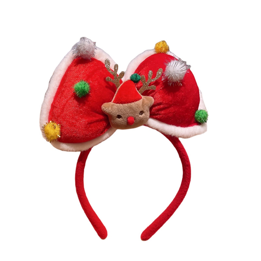 Gifty - Christmas Reindeer Bow Detail Headband