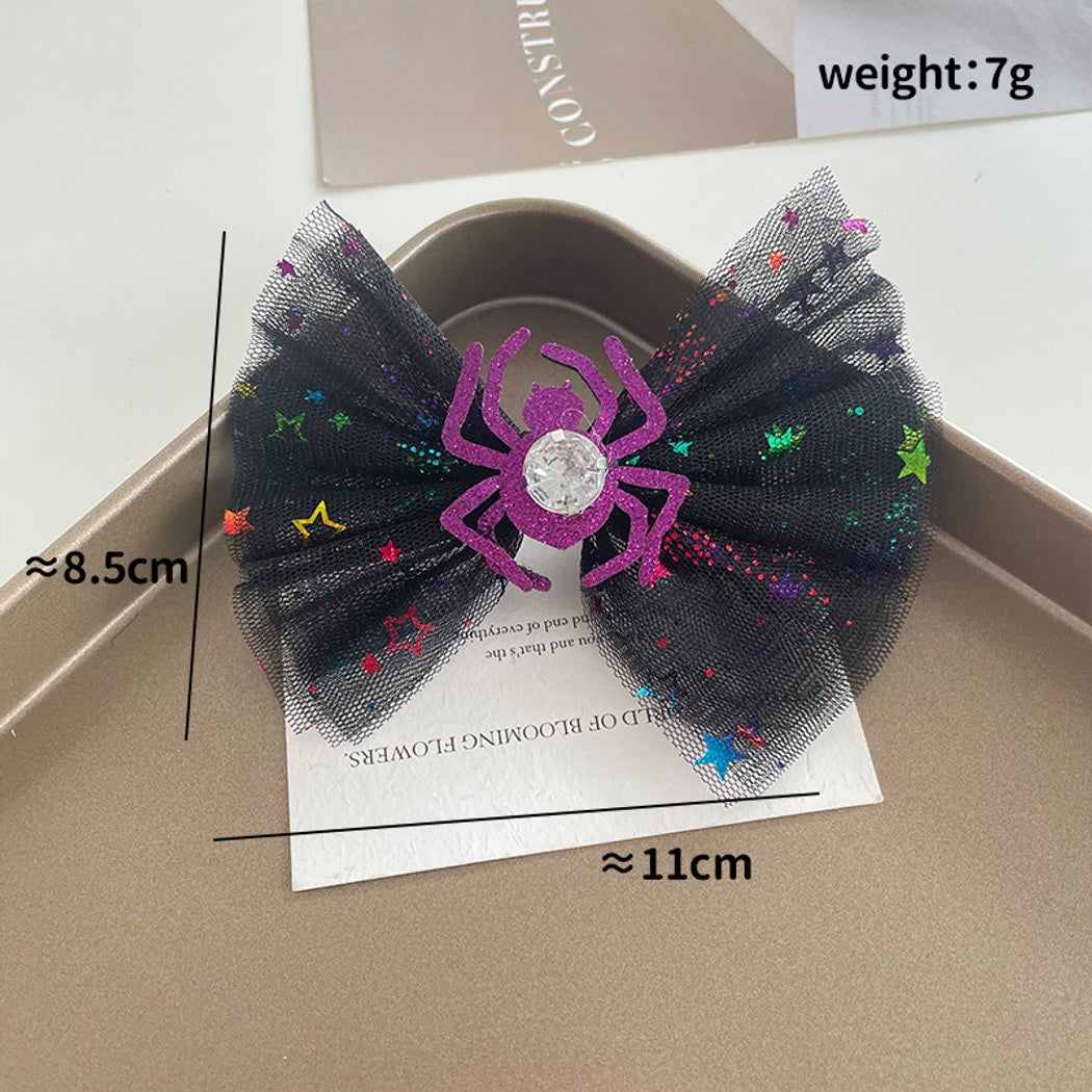Beau - Halloween Style Funny Bow Pumpkin Hair Clip