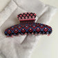 Beau - Geometric-Print Tapered Hair Claw