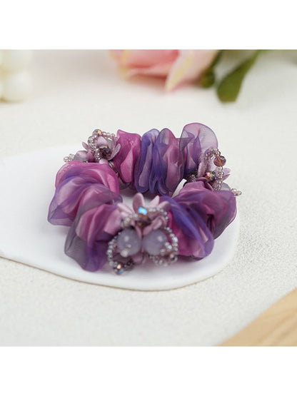 Gifty - Retro Mesh Look Polyester Scrunchie