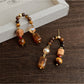 Earedge - Retro Maillard Literary Drop Earrings