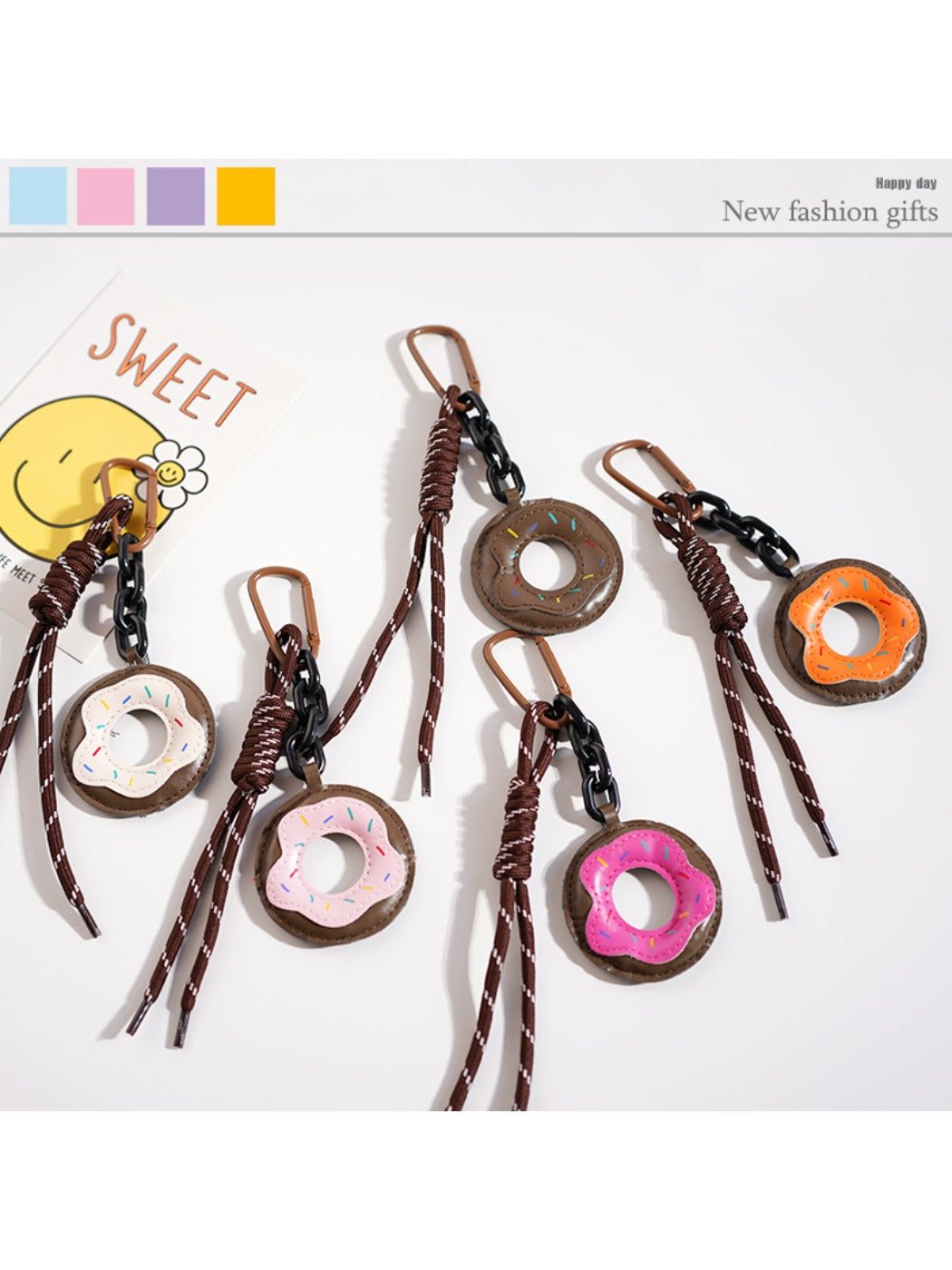 Keypus - Donut Nylon Rope Keychain