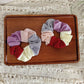 Gifty - Colorblock Plaid Polyester Scrunchie