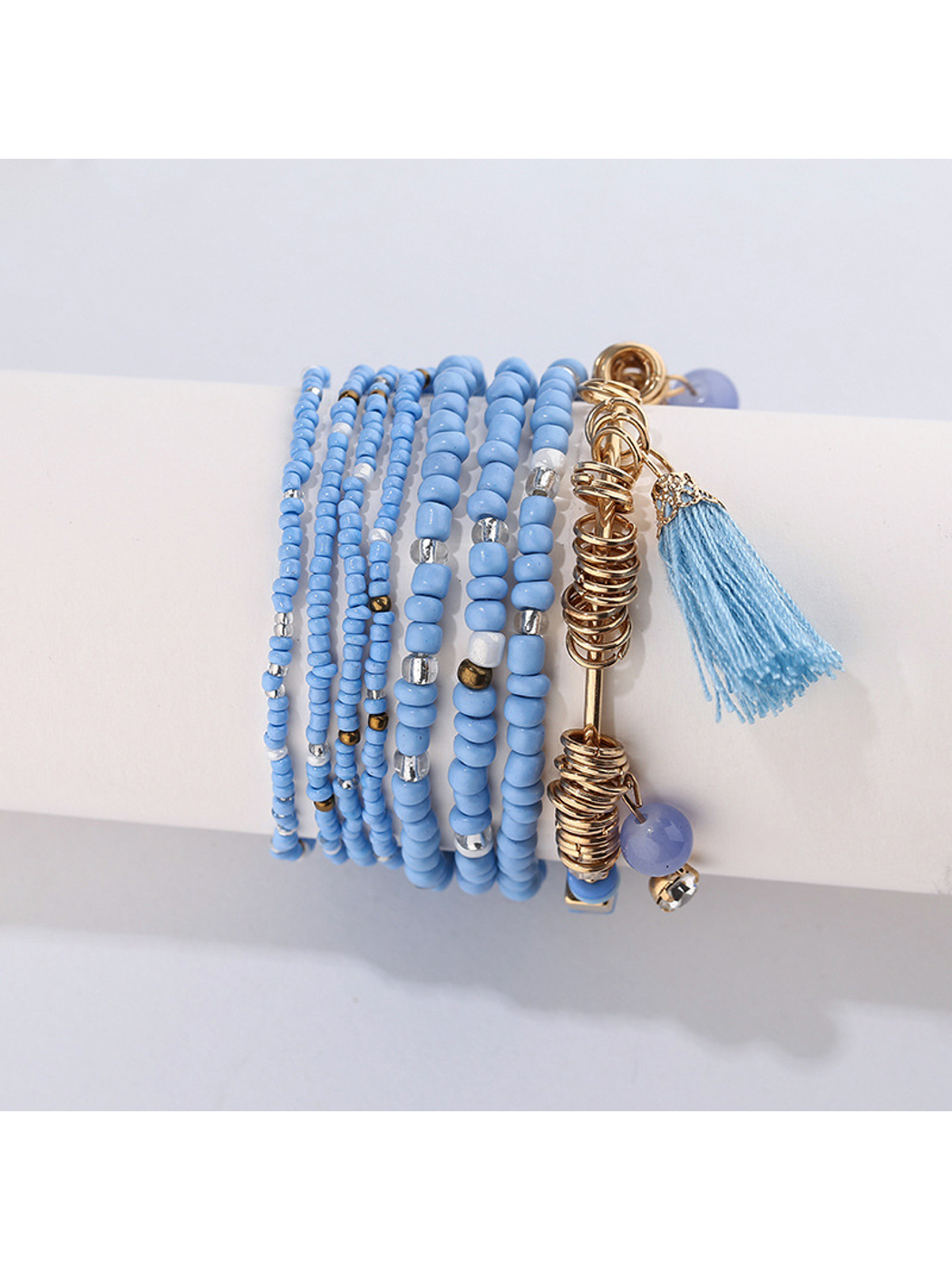 Lovra - Bohemian Layered Tassel Beaded Bracelet