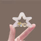 Beau - Translucent Star Shape PVC Alloy Claw Clip