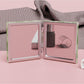 Mirroray - Green Textured Pattern Square Compact Mirror