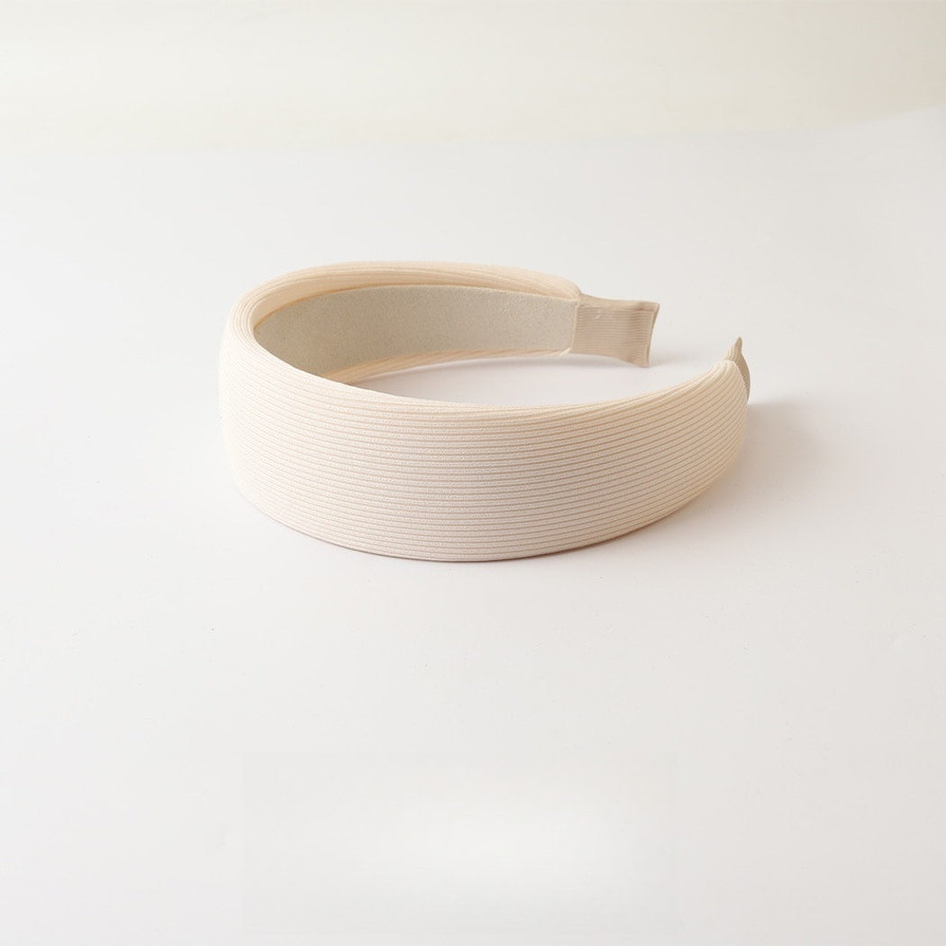 Gifty - Minimalist Striped Solid Wide Headband