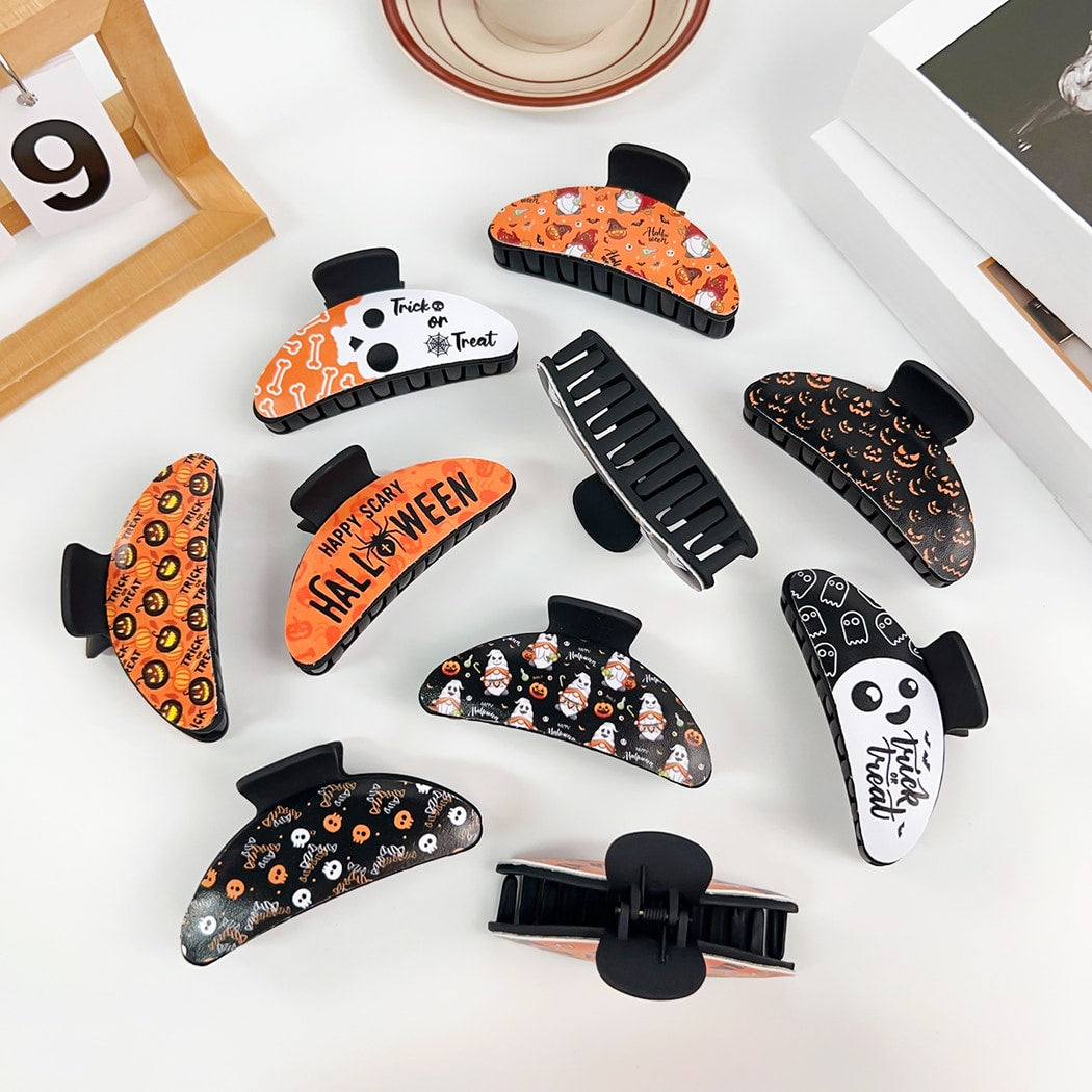Beau - Novelty Halloween Pattern Claw Clip
