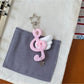Keypus - Angel Wing Music Note Acrylic Bag Charm Keychain