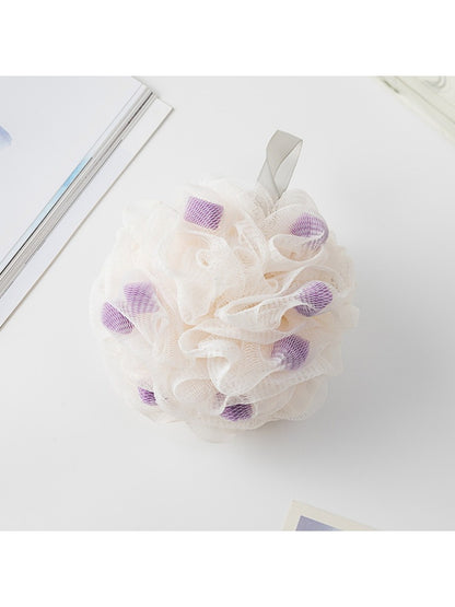 Papo - Cute Solid Colored Bath Pouf