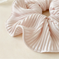 Gifty - Pleated Satin Look Ruffle Hair Scrunchie