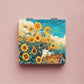 Mirroray - Landscape Painting Theme Printed Folding Mirror