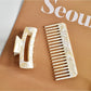 Beau - Hair Comb and Claw Clip 2 PCS Set