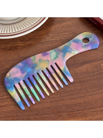 Camerow - Elegant Acetate Hair Comb with Wide Teeth