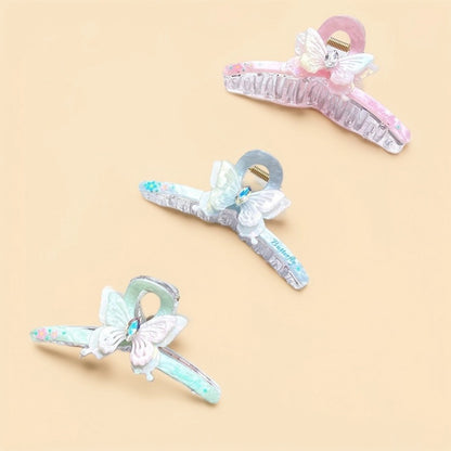 Beau - Ribbon-Bow Butterfly Hair Claw Clip (8x5.1cm)