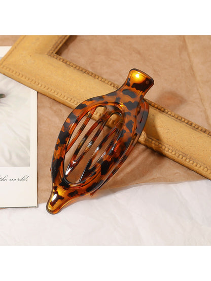 Beau - Mesh Leopard Print Hair Clip