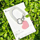 Keypus - Acrylic Spring Cord Heart and Star Keychain
