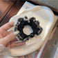 Gifty - Plaid Polyester Fabric Elastic Scrunchie