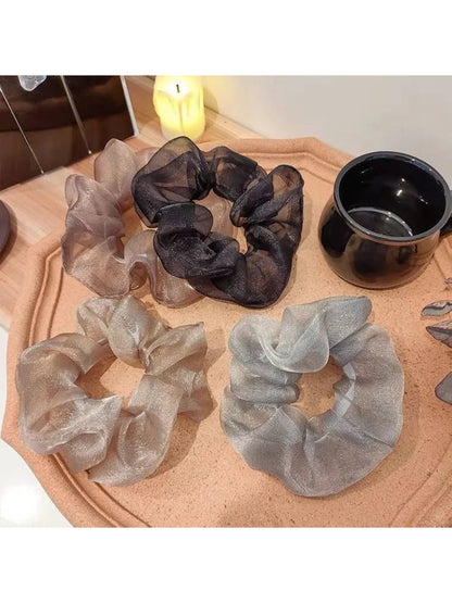 Gifty - Solid Glossy Versatile Scrunchie