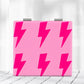 Mirroray - Pink Lightning Pattern Folding Makeup Mirror