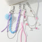 Keypus - Y2K Rabbit Charm Double Layer Keychain